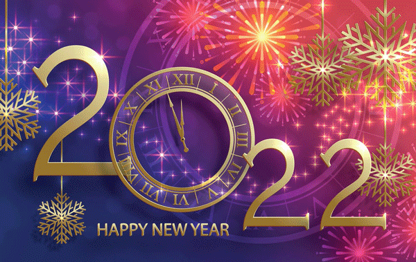 Best Happy New Year 2022 GIF Image With Wishes Quotes - Best World Events